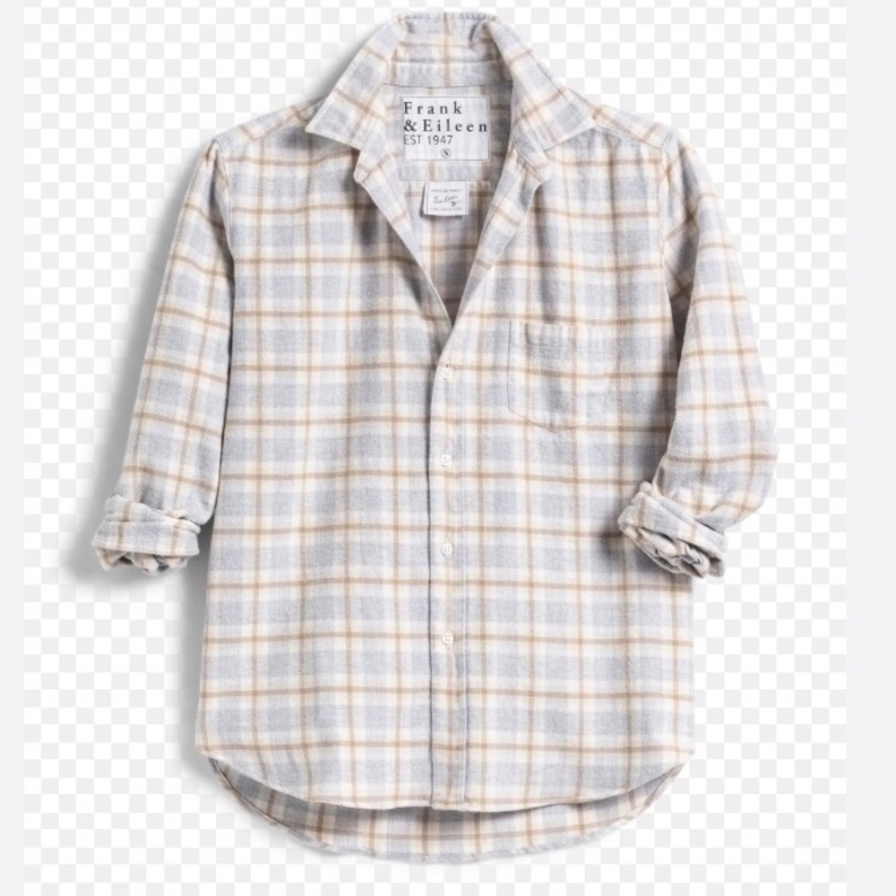 Frank & Eileen Relaxed Button-Up Italian Flannel Plaid Shirt